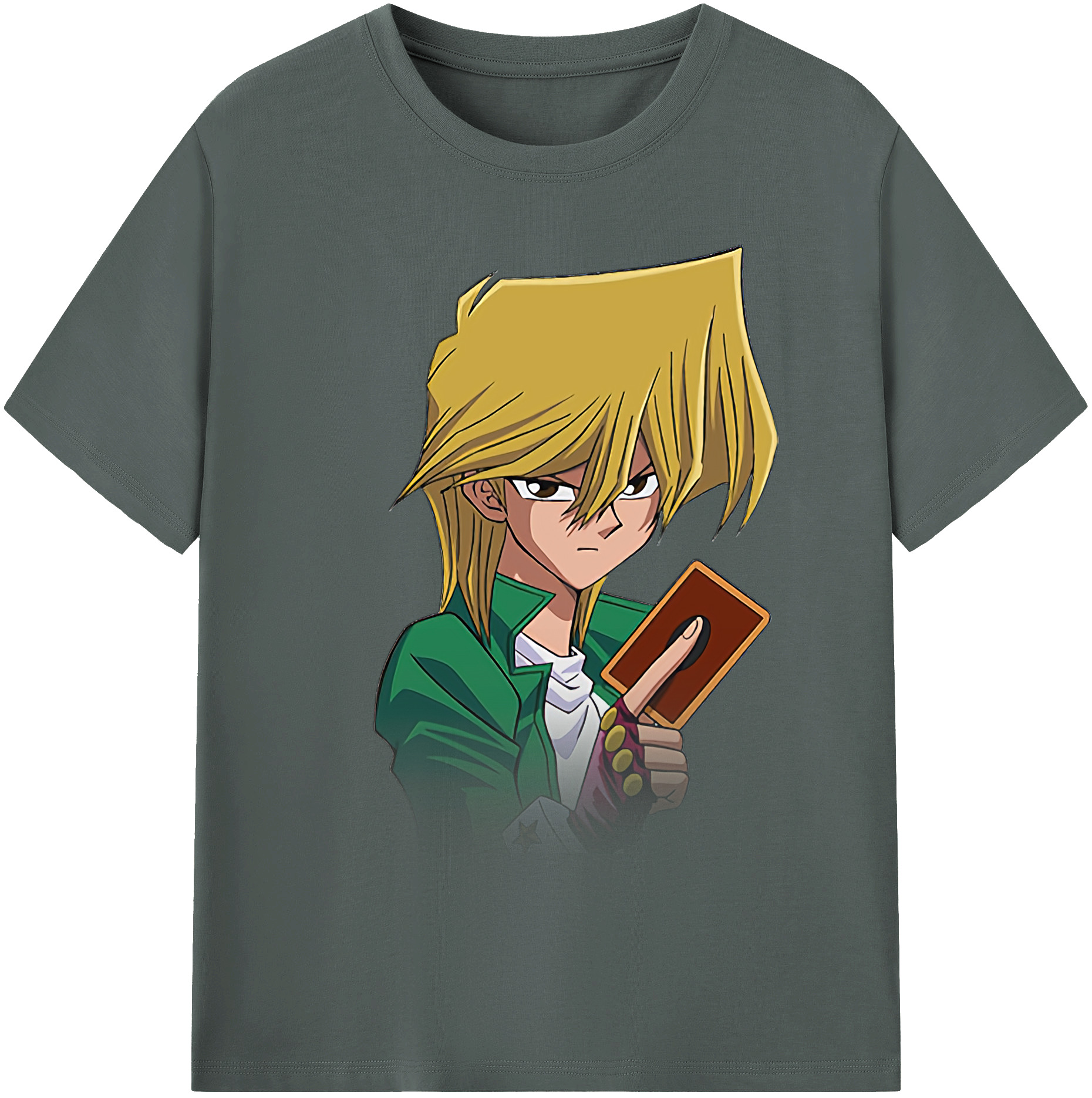 （画像用） 遊☆戯☆王 Yu-Gi-Oh! 綿100％ メンズ半袖Tシャツ｜肌触りやわらか＆通気性